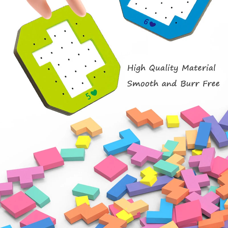 Colorful Tangram Puzzle™ - Creativiteit & Leerzaam - Tangram Puzzel