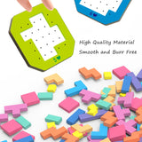 Colorful Tangram Puzzle™ - Creativiteit & Leerzaam - Tangram Puzzel