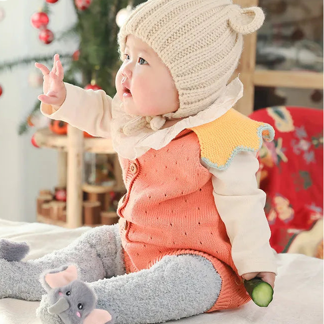 Mini Fashion™ - Extra Warm - Lange Baby Sokjes