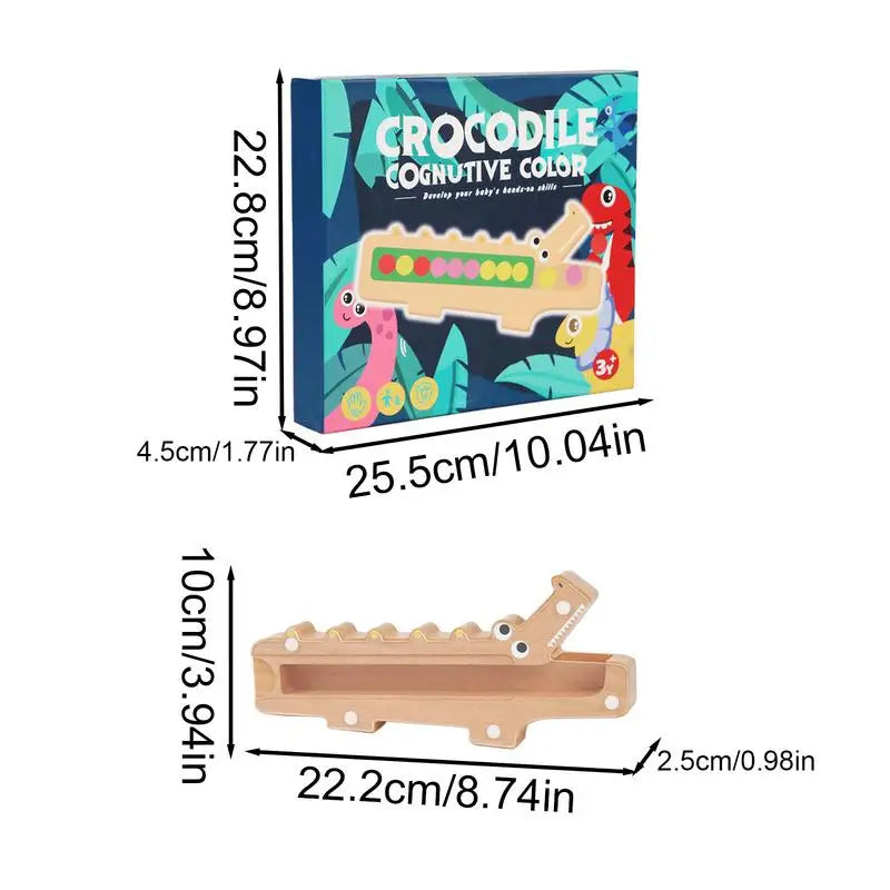 Crocodile Colour Game™ - Krokodil Kleurenfeest - Kleurenspel