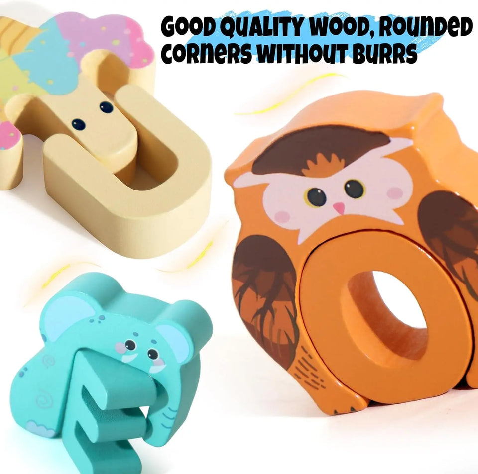 ZooLetters – Speels & Educatief – Dieren Alfabetpuzzel voor kinderen
