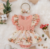Mini Fashion™ - Zacht om de huid - Meiden Romper Pakje