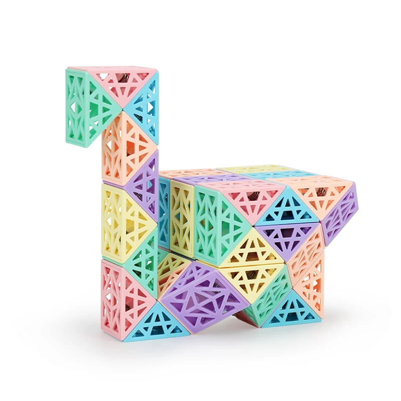 Snake Cube Set™ - Bouw, Draai & Ontdek - Bouwblokkenset