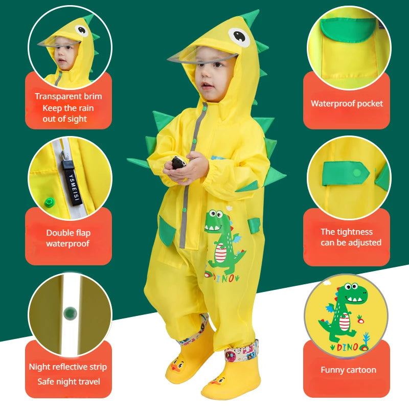 Mini Fashion™ - Poncho - Kinder Regenjas