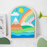 Woods™ - Regenboogblokjes Magie - Puzzelblokken