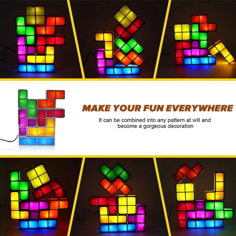 Tetris Night Light™ - Verlicht Je Creativiteit - Tetris Lamp