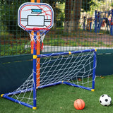 Kids Ball Games - Dubbel Speelplezier - Voetbal & Basketbal Speelgoed Set