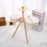 Kids Wooden Drum Toy – Muziek & Creatief – Drum Speelset