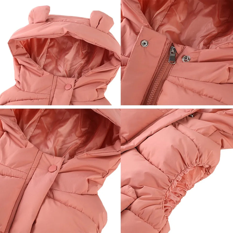 Mini Fashion™ - Warm & Trendy - Bodywarmer Met Capuchon