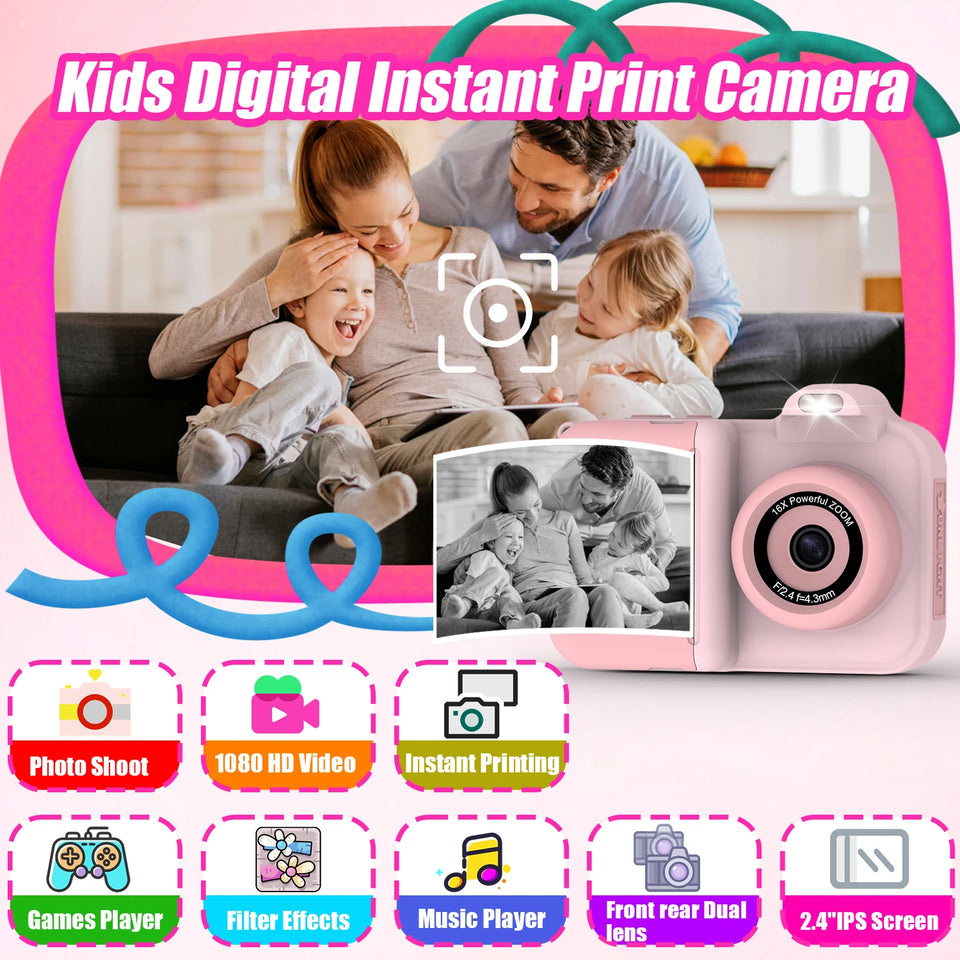 Instant Print Camera – Creatief & Interactief – Instant Kinder Camera
