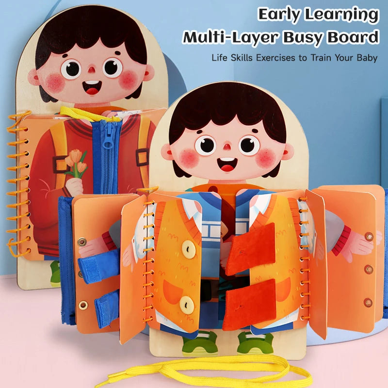Little Helper™ - Knoop & Rits - Activiteitenbord