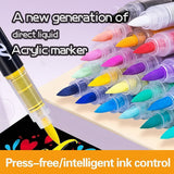 ColorCraft – Creatief & Duurzaam – Acrylmarkers met penseelpunt