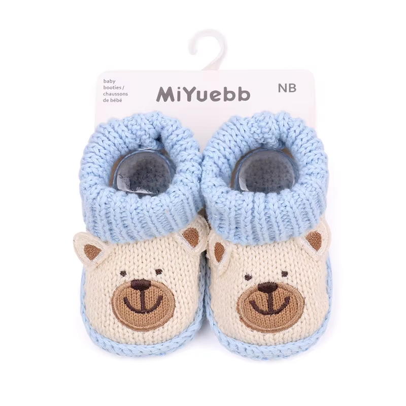 Mini Fashion – Gebreide Baby Sloffen (3-6 maanden)