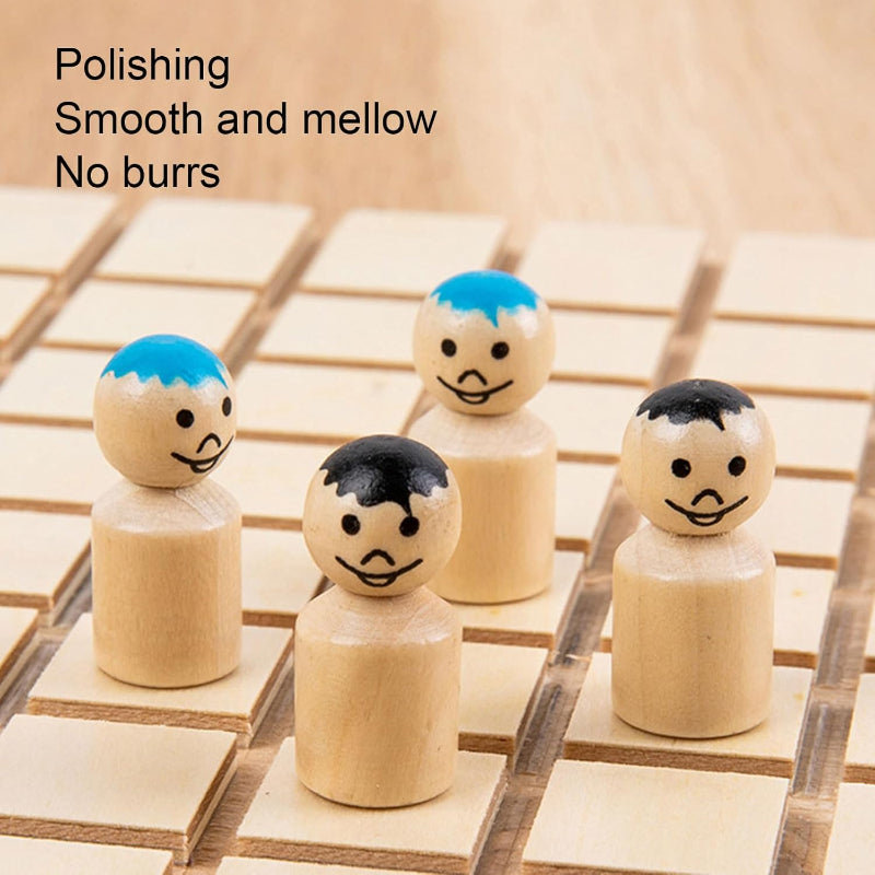 Wooden Chess Puzzle Game – Strategie & Denken – Bordspel