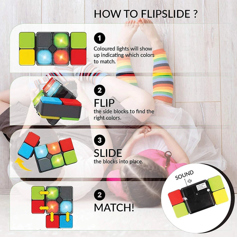Puzzle Flip Pro™ - Puzzelplezier & muziek in je Handpalm - Puzzelkubus