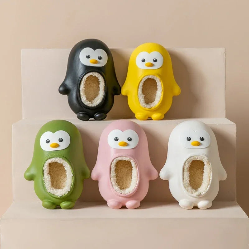 Mini Fashion™ - Warm & Leuk - Kinder Pinguïn Pantoffels