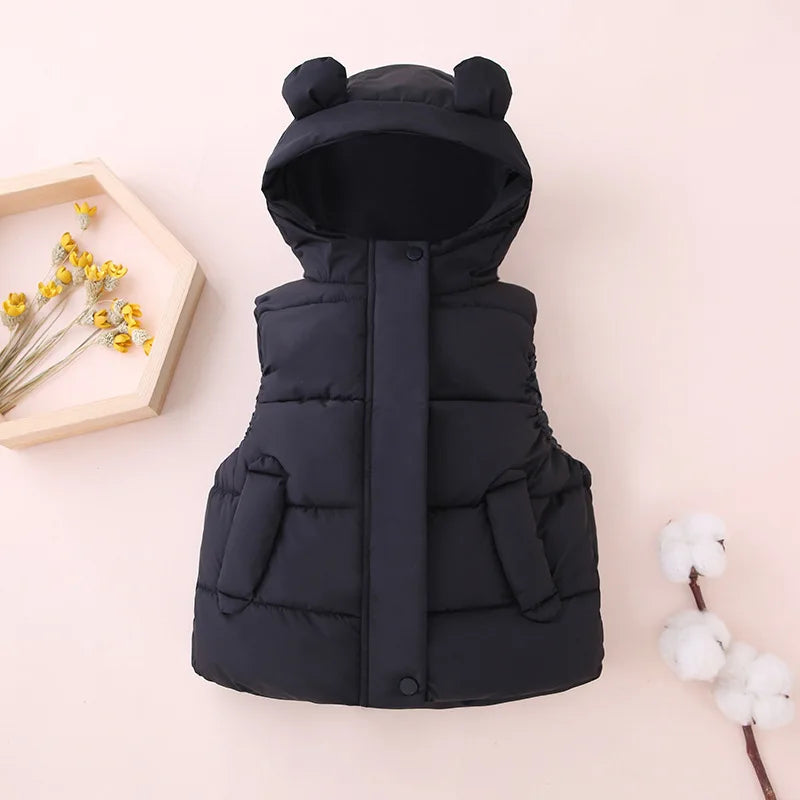 Mini Fashion™ - Warm & Trendy - Bodywarmer Met Capuchon