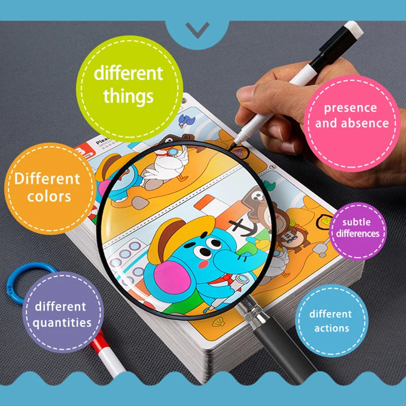 Spot the Difference Game – Concentratie & Leren – Kaartspel