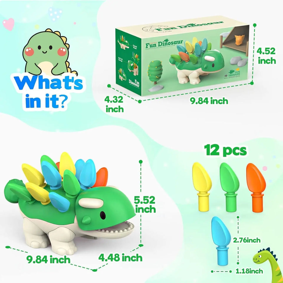 Dino Discovery™ - Kleur & Getallen herkennen - Fijne Motoriek