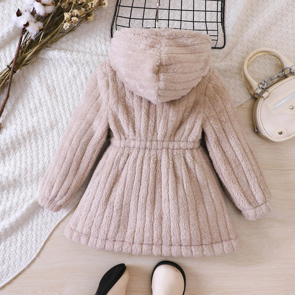 Mini Fashion™ - Zachte Fleece Binnenvoering voor Meisjes - Winterjas
