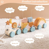 Lunar Train™ - Droomtreintje - Houten Stapelspeelgoed