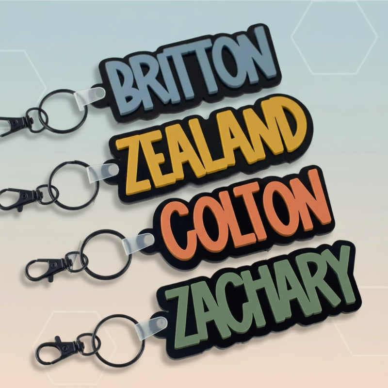 Custom Acrylic Keychain – Voor Tassen & Sleutels -  Gepersonaliseerd Sleutelhanger