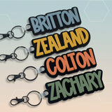 Custom Acrylic Keychain – Voor Tassen & Sleutels -  Gepersonaliseerd Sleutelhanger