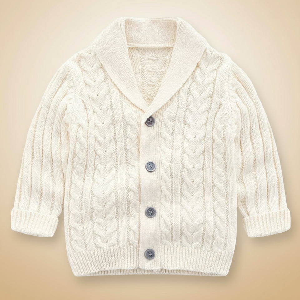 CozyCub – Comfortabel & Modieus – Gebreide Kinder Cardigan Sweater