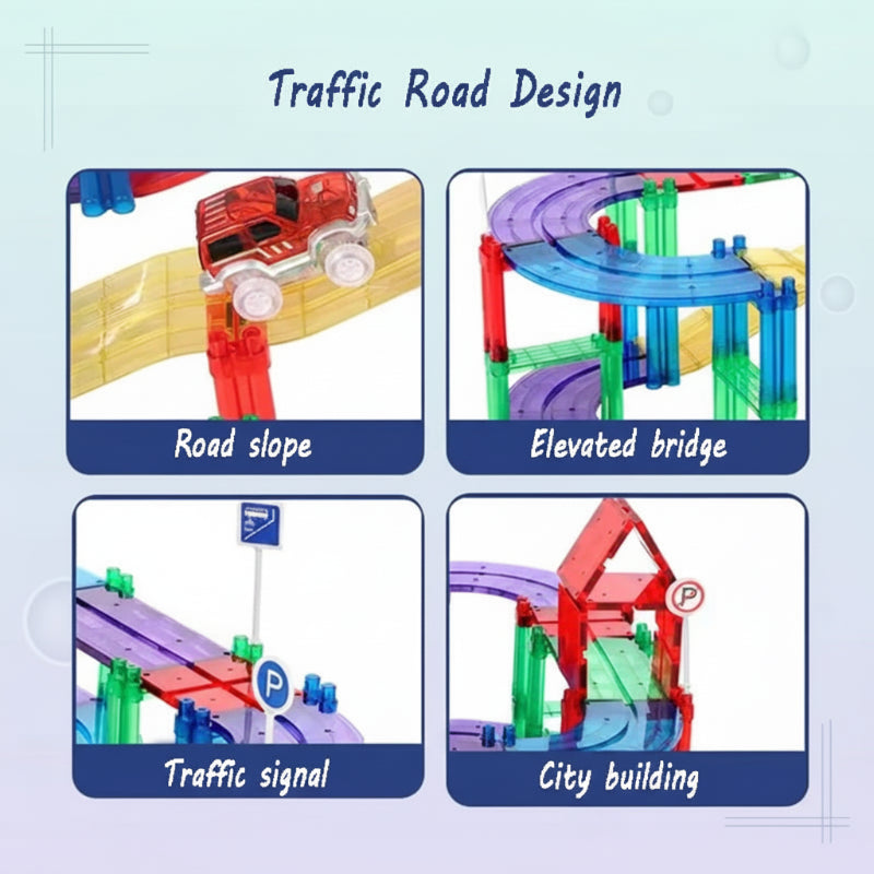 SmartTrack – Bouw & Speel – Magnetische Creatieve wegen