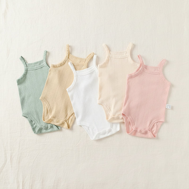 Summer Bodysuit – Luchtig & Comfort – Gebreide Baby Romper