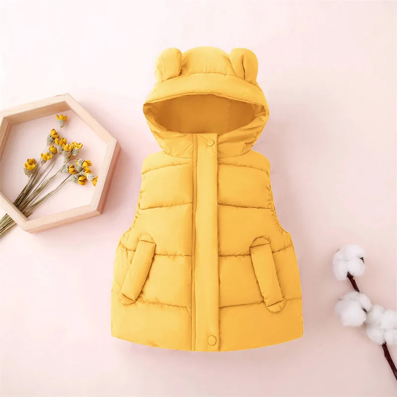 Mini Fashion™ - Warm & Trendy - Bodywarmer Met Capuchon