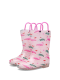 RainySteps – Gemakkelijk & Waterdicht – Regenlaarzen met Print & lus