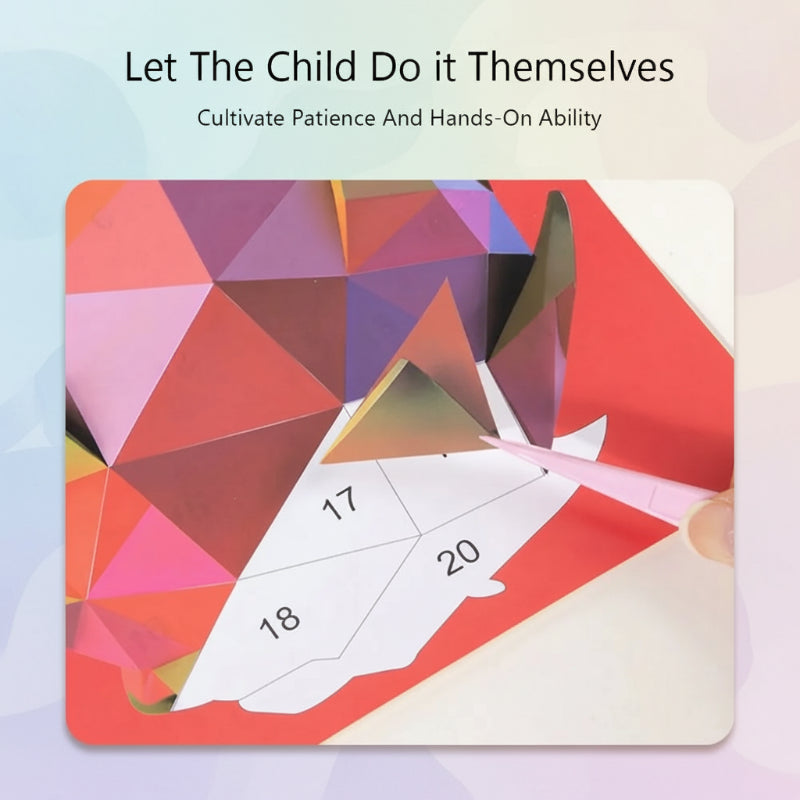 3D Sticker Puzzle – Creatief & Leerzaam – Geometrische 3D puzzel