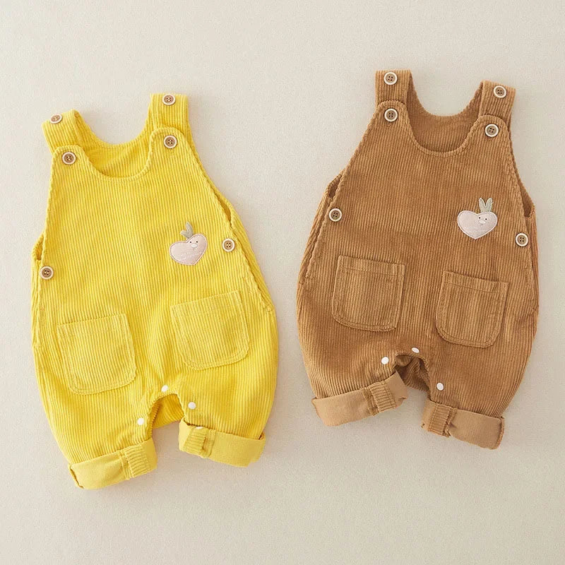 Mini Fashion™ - Stijlvol & Trendy - Rib Tuinbroek