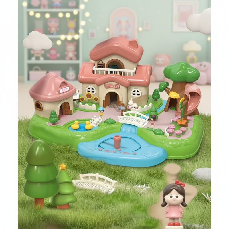 Magnetic Princess Castle – Creatief & Magisch – Magnetisch Poppenhuis Speelset