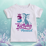 Birthday Graphic Tee – Schattig & Luchtig – Verjaardag Kinder T-shirt