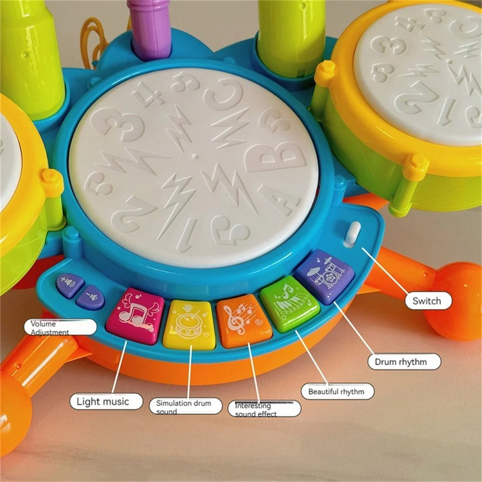 Kids Drumset™ - Kleintjes aan de Slag - Speelgoed Drumset
