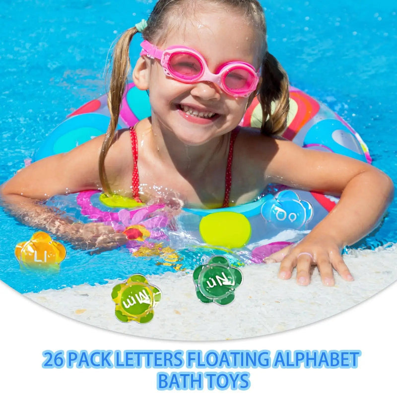 BubbleAlphabet – Zacht & Leerzaam – Water Letters