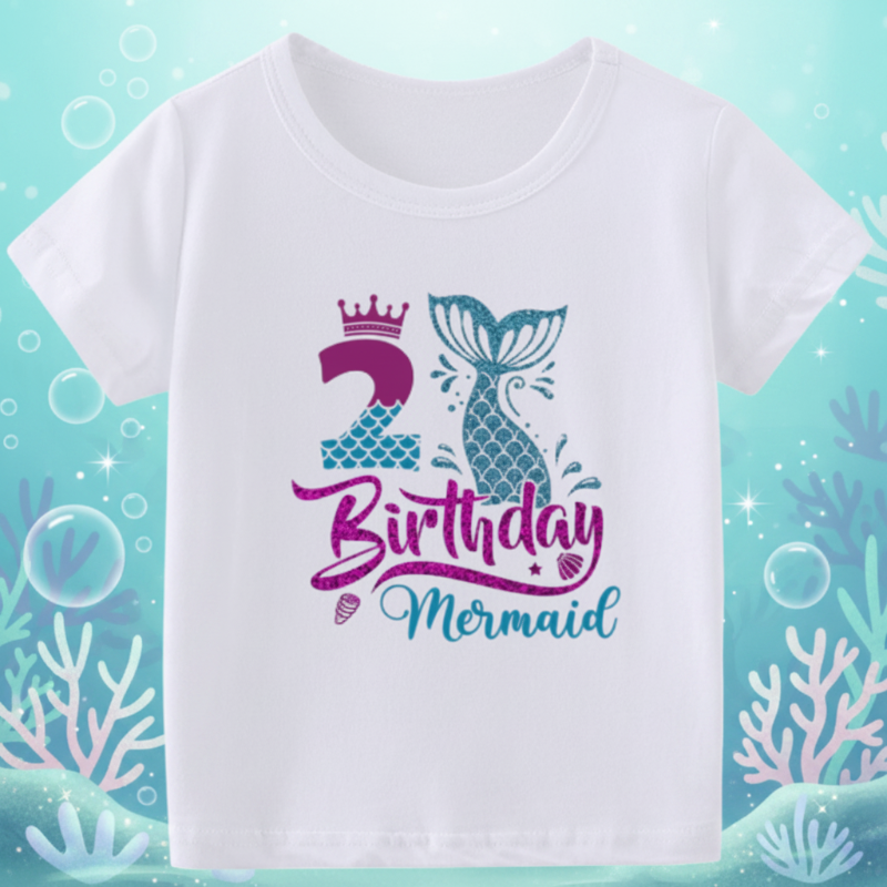 Birthday Graphic Tee – Schattig & Luchtig – Verjaardag Kinder T-shirt