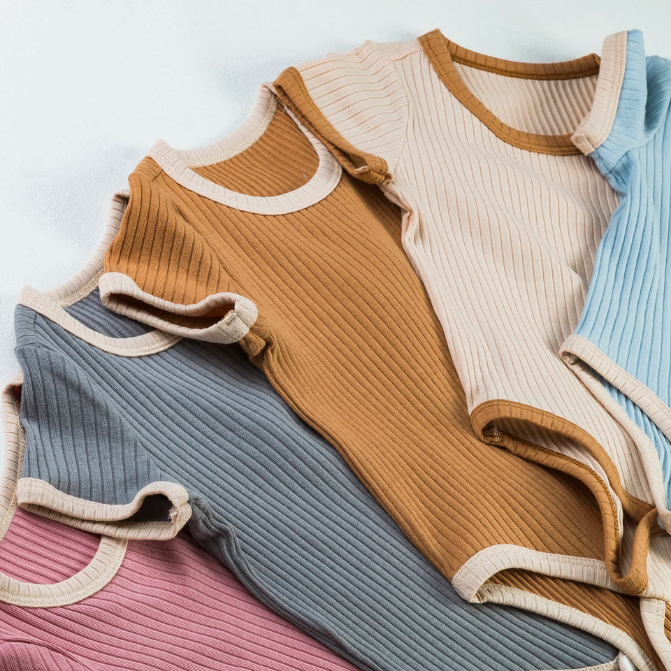 Mini Fashion™ - Leuke Kleurencombinaties - Baby Romper