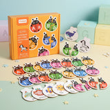 Wooden Letter Matching Game – Leren & Spel – Alfabet Puzzel