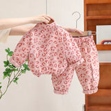 Mini Fashion™ - Coole Luipaard Print - 2-Delige Kledingset