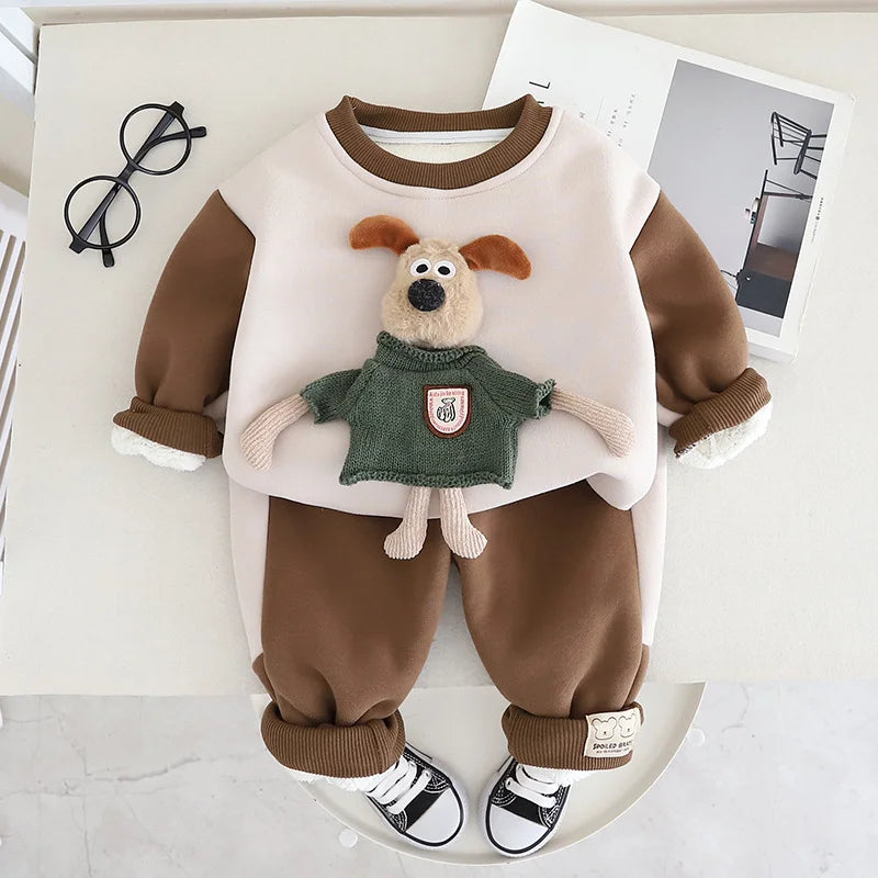 Mini Fashion™ - Warm & Zacht - Herfst Joggings Pak voor Kinderen