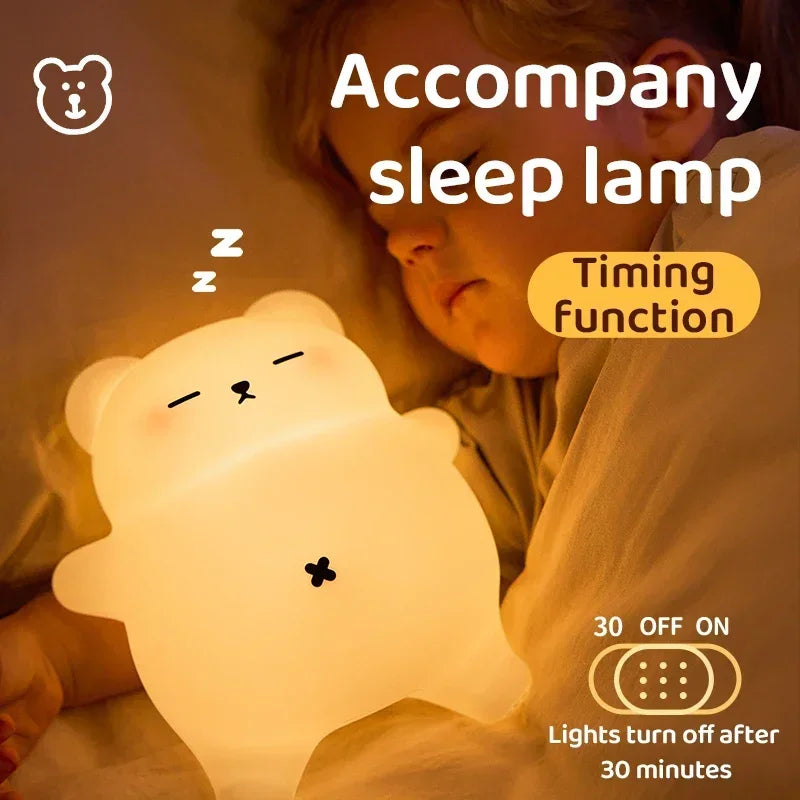 LumiBear – Schattig & Kalmerend – Slaaplamp met Zacht Licht