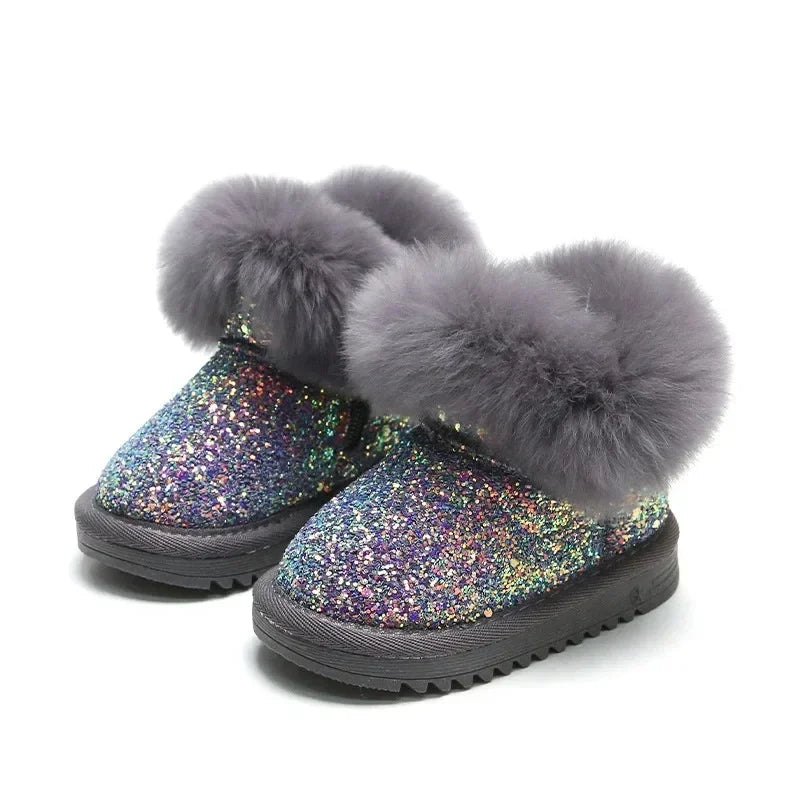 Mini Fashion™ - Warm & Stijlvol - Glitter Kinder Winterschoenen