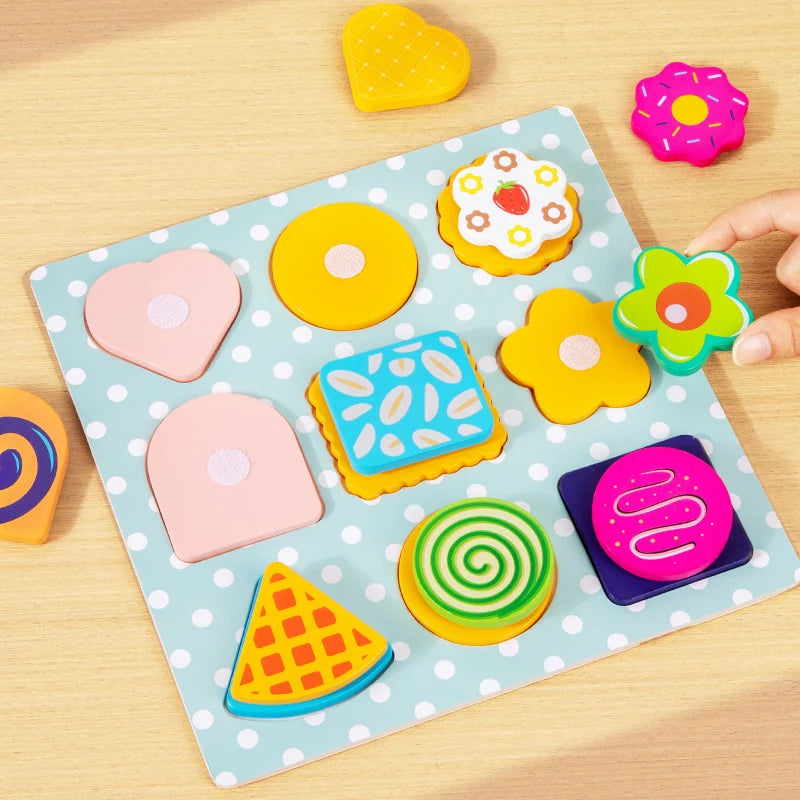 Woods™ - Stimuleer Creativiteit & Motoriek - Kinder Pizza & Koekje Set