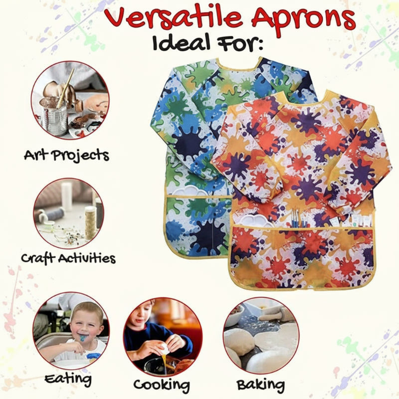 ArtEase – Kleurrijk & Waterafstotend – Verfschort voor Kinderen