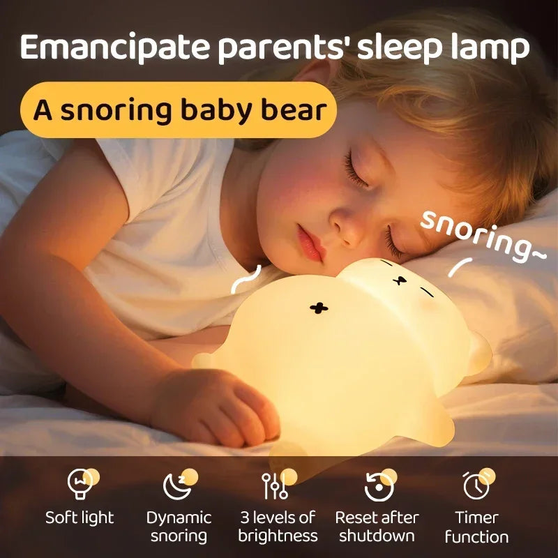 LumiBear – Schattig & Kalmerend – Slaaplamp met Zacht Licht