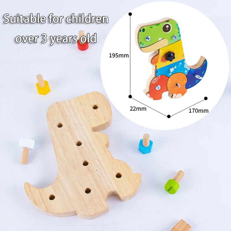 Dino Screwdriver Board™ - Draai & Ontdek - Sensorisch Speelgoed
