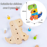 Dino Screwdriver Board™ - Draai & Ontdek - Sensorisch Speelgoed